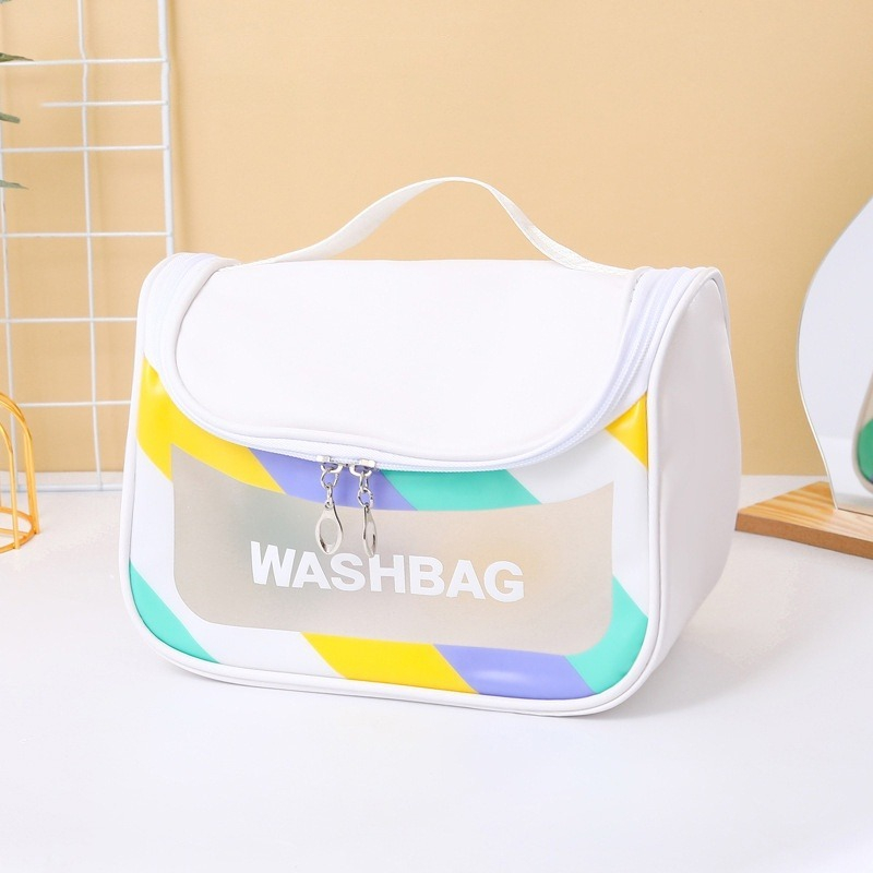 Tas Kosmetik Pouch Makeup Washbag model transparan