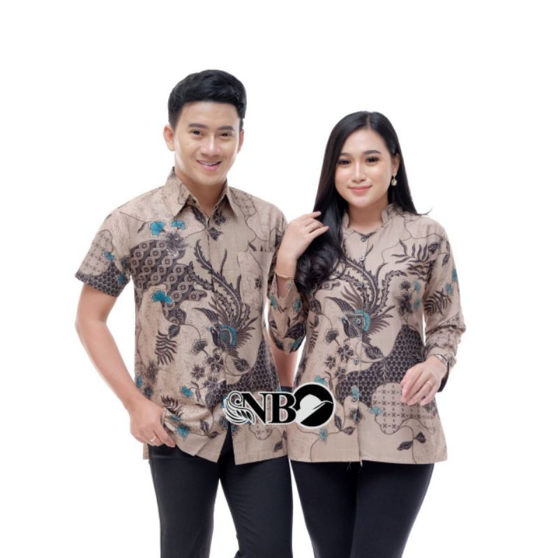 COUPLE BATIK NEW HEM BLUS BLOUSE TRENDING INTERNATIONAL COUPLE