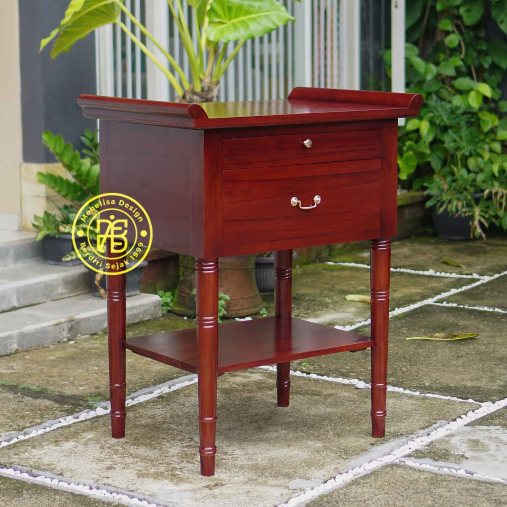 Meja Altar Sembahyangan Oriental Kayu Jati Minimalis