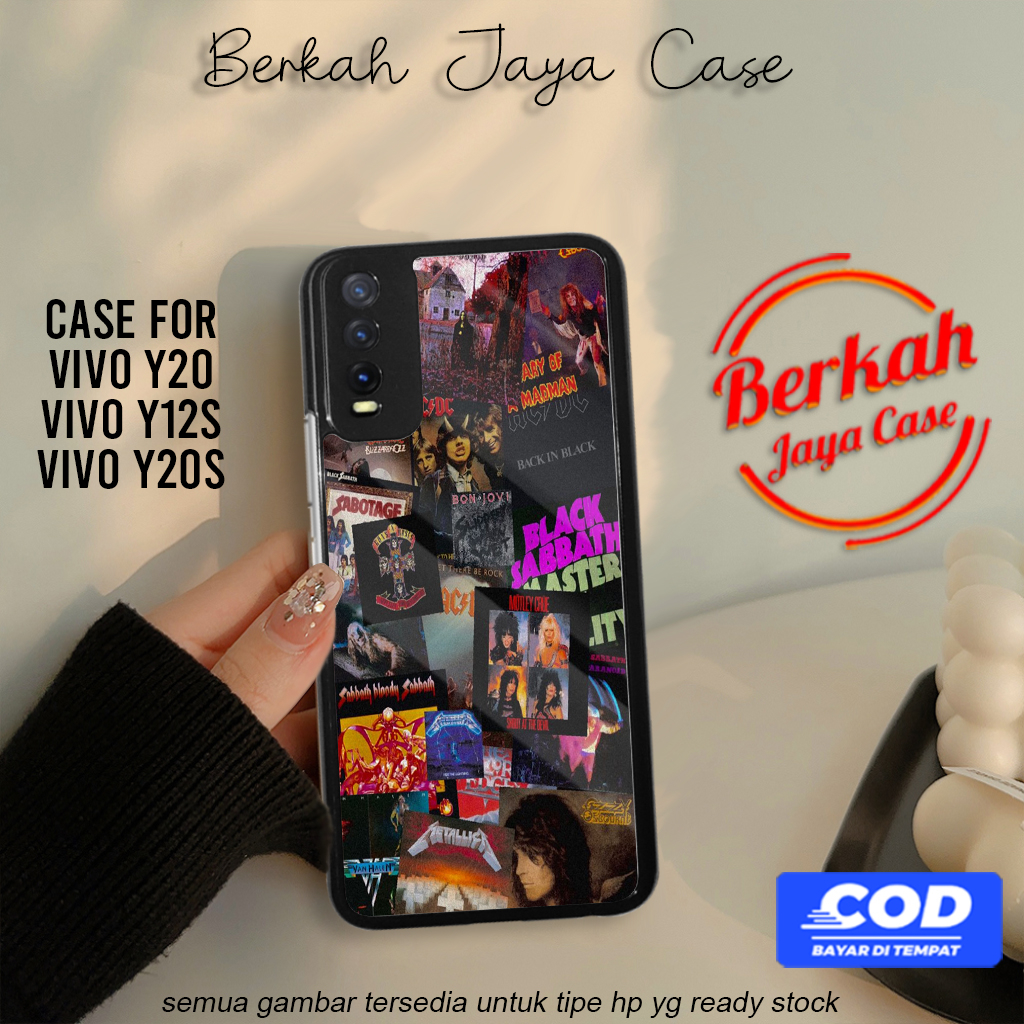 Berkah Case Vivo Y20 Y12s Y20s Hp Vivo Y20 Y12s Y20s Pelindung Hp Motif BAND 04 Case Lucu Casing Hp 