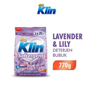 SoKlin Deterjen Bubuk Lavender & Lily 770 gr