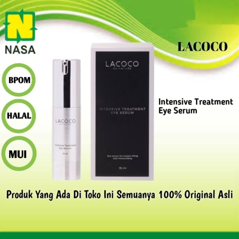 Lacoco intensive treatment Eye Serum Menghilangkan Kantung Mata Lacoco Nasa 100% Original