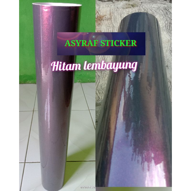 SKOTLET STIKER MOTOR HITAM LEMBAYUNG STICKER SKOTLITE WARNA HITAM LEMBAYUNG