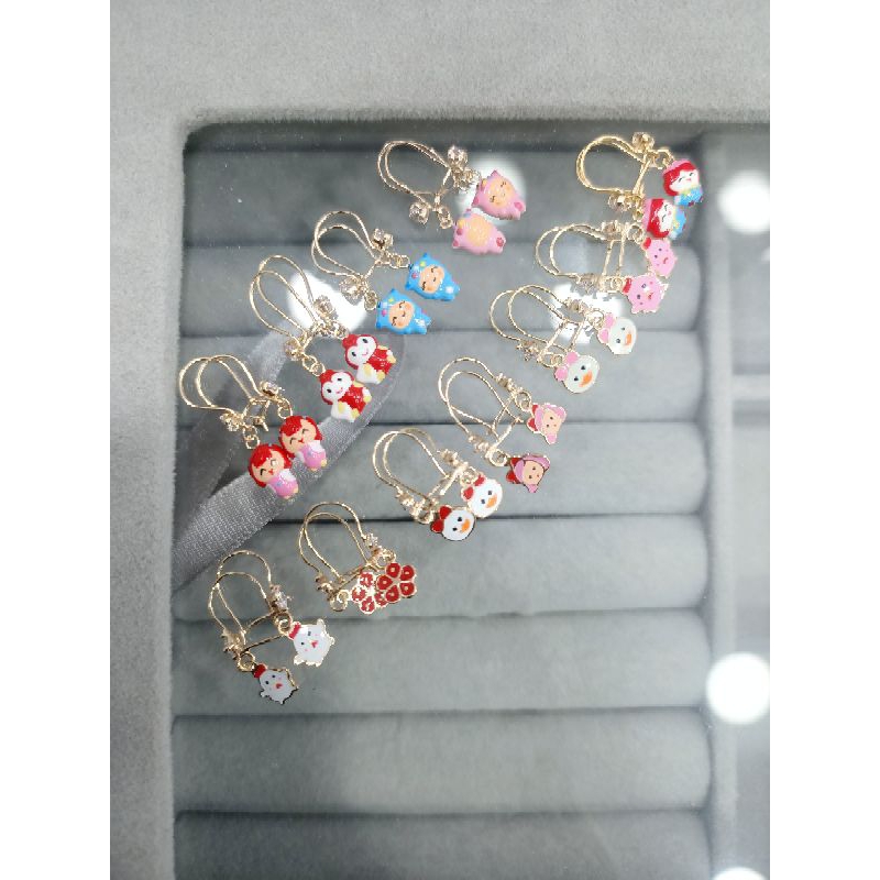 Anting Anak mas 22, Anting Mas buat anak gambar carakter lucu Anting gantung buat anak gambar lucu