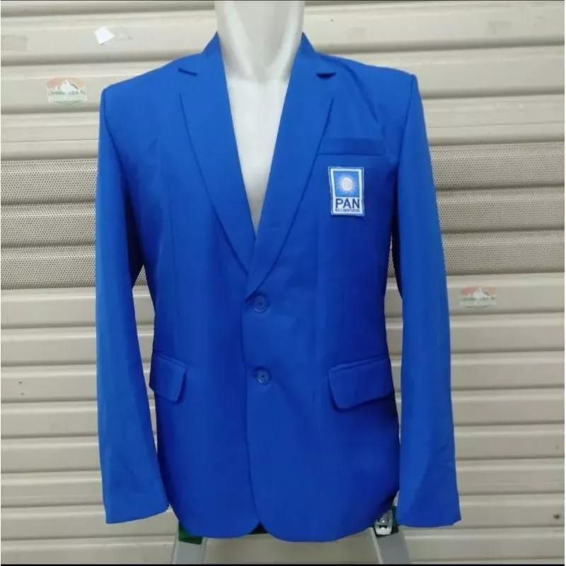 Jas Partai PAN/Jas kantor/jas partai/Jas biru/Jas Kerja