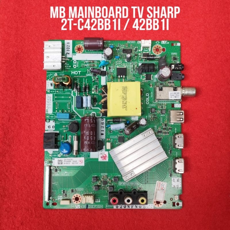 MB MAINBOARD MOTHERBOARD TV SHARP 2T-C42BB1I C42BB1I 42BB421i