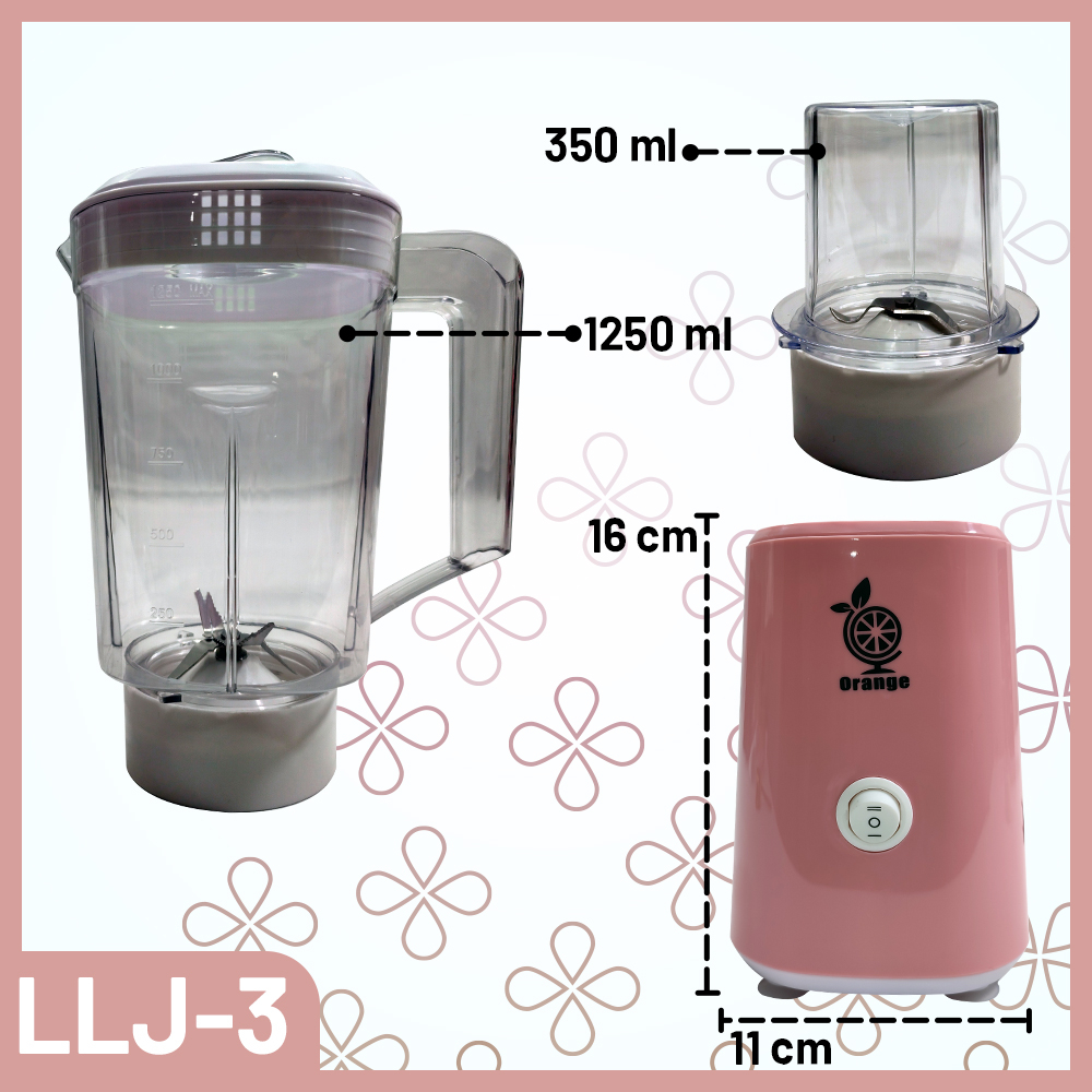 Blender Juicer dan Bumbu Serbaguna Portable LLJ-3 Multifungsi - Worlddekor