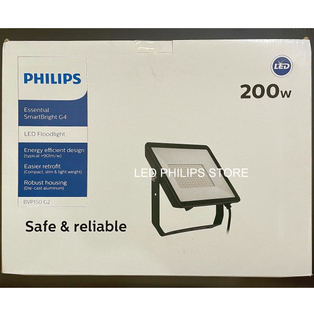 Lampu Sorot LED PHILIPS BVP150 PSU 200Watt Lampu Tembak Floodlight LED180