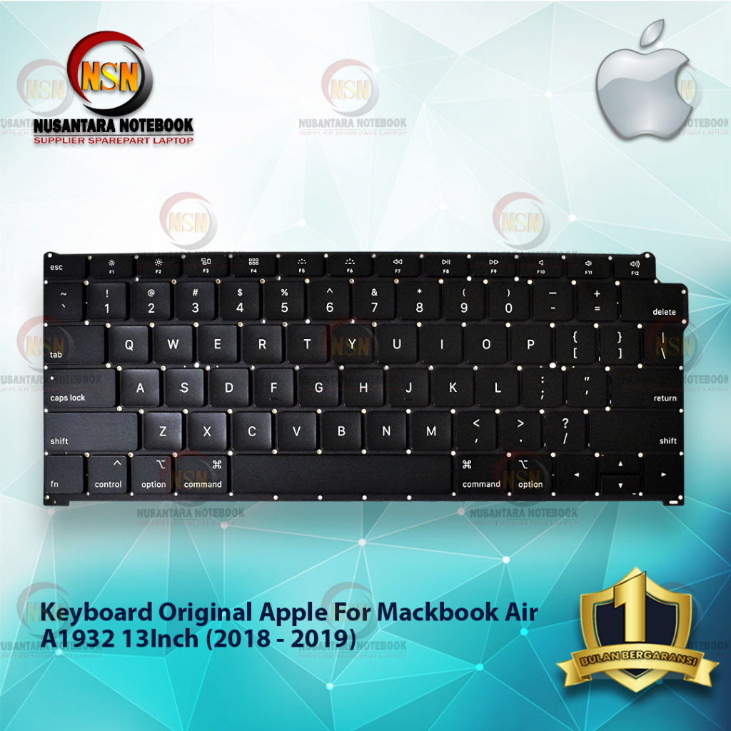 Keyboard Apple ORI For Mac Air A1932 13Inch (2018-19)