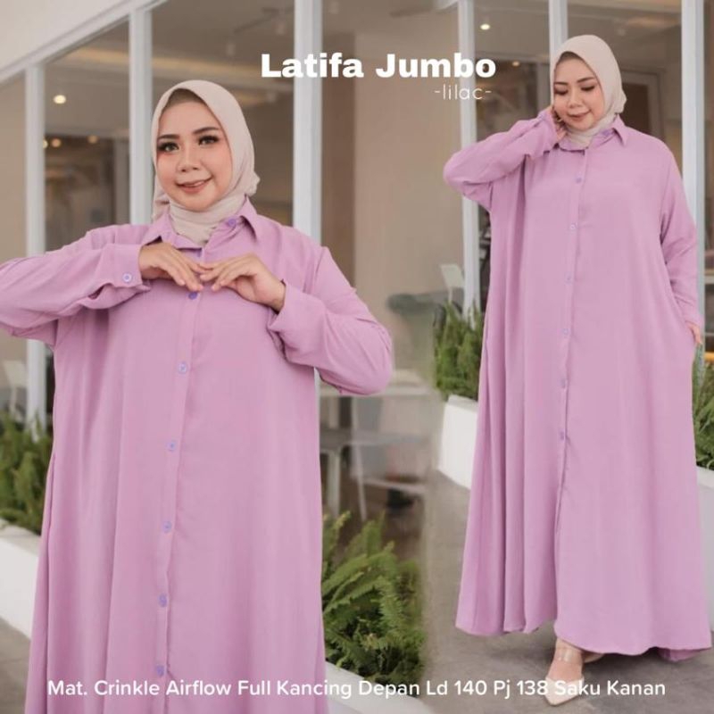 LATIFA  JUMBO DRES TERBARU