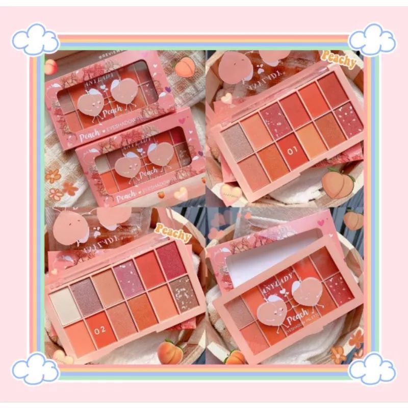 PROMO!!!EYESHADOW 6 COLORS CUTE BOWKNOT ANYLADY 811/782