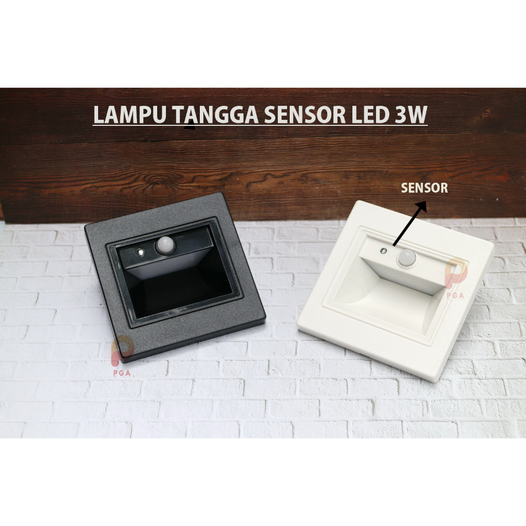 LAMPU TANGGA SENSOR LED 3W