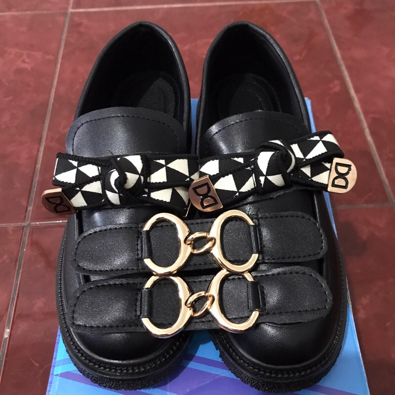 SEPATU LOAFERS WANITA 2in1 (Pita bisa diganti)