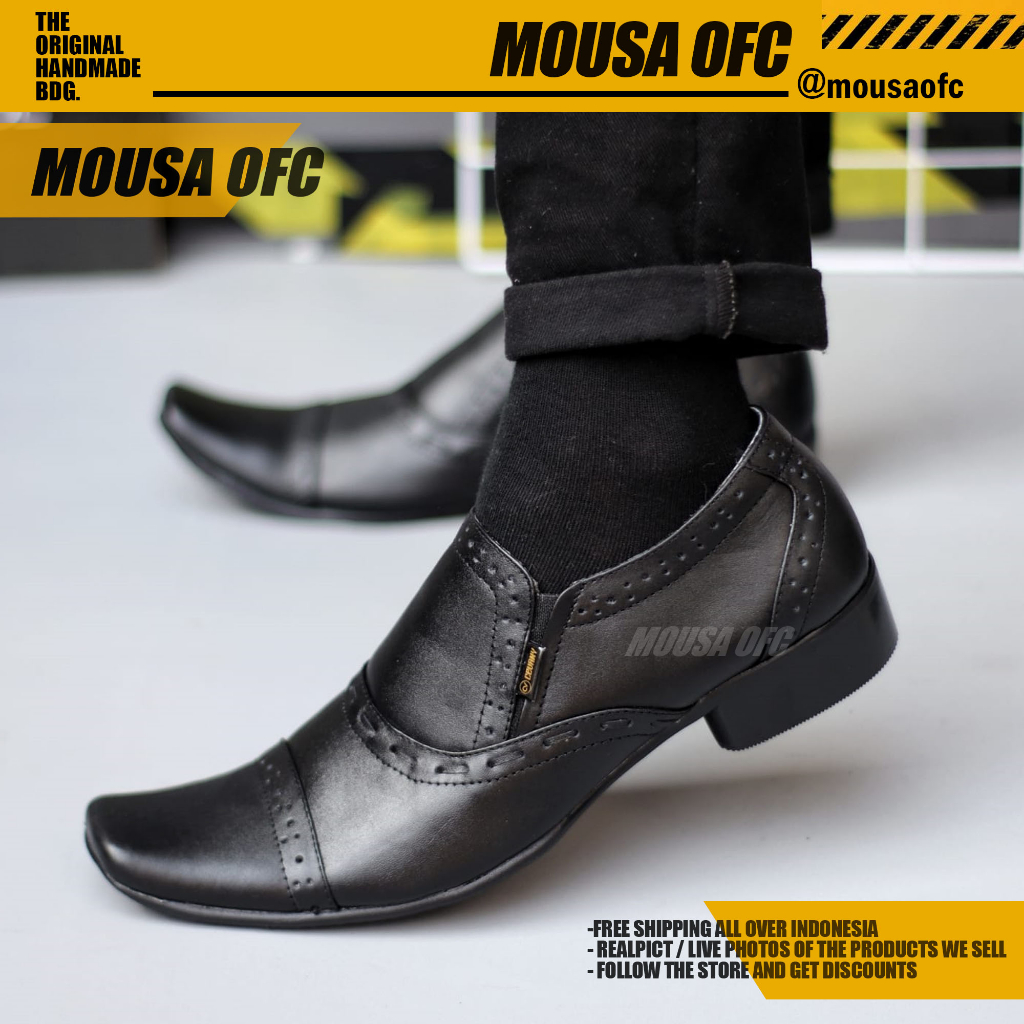 Sepatu Pantofel Formal Pria Jumbo 44 45 46 47