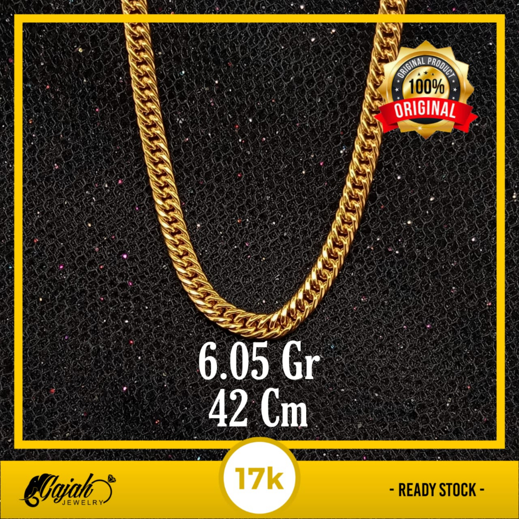 Kalung Emas 17K - 6.05 Gr Kadar 750 - 5308