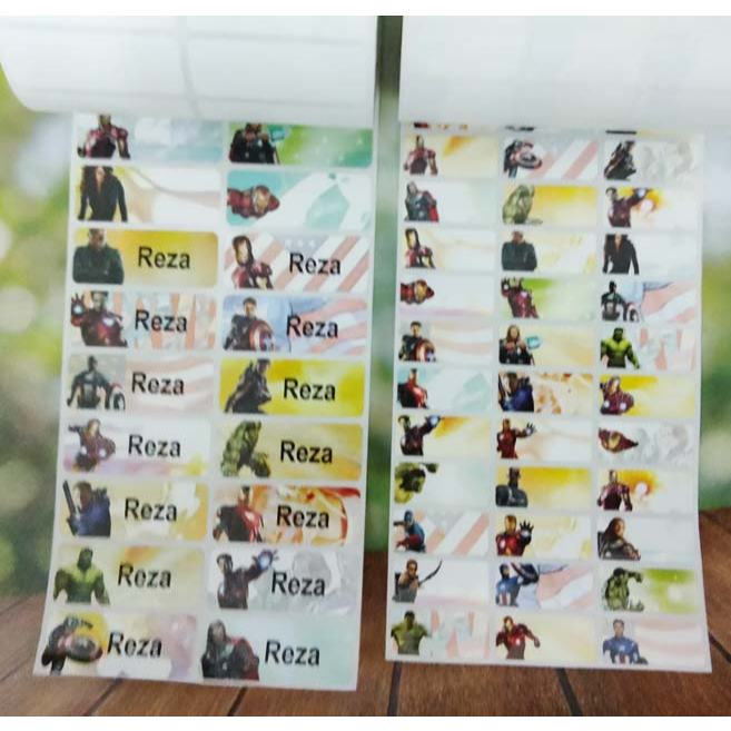 

Label Nama Import Waterproof AVENGER