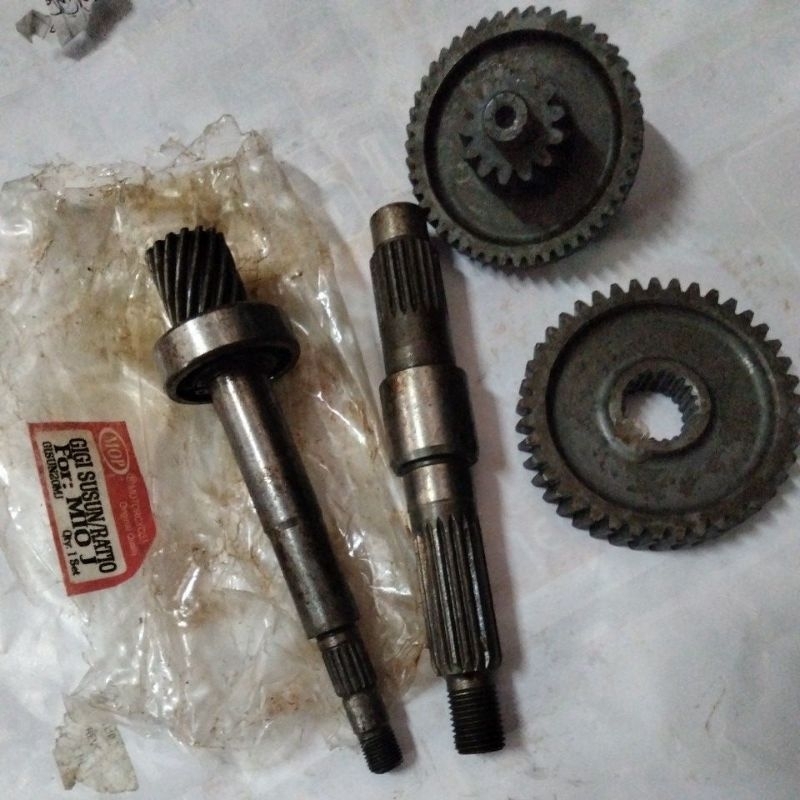54P GIGI RASIO GARDAN SET MOTOR MIO J GT XRIDE X RIDE FINO 115 X-RIDE FI MIOJ PAKET AS PULLY RODA BE