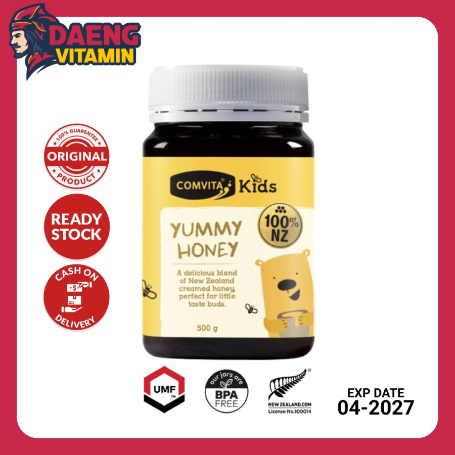 

Comvita Kids Yummy Honey 500g Madu Anak Asli 100% Murni Alami Original New Zealand 500 g