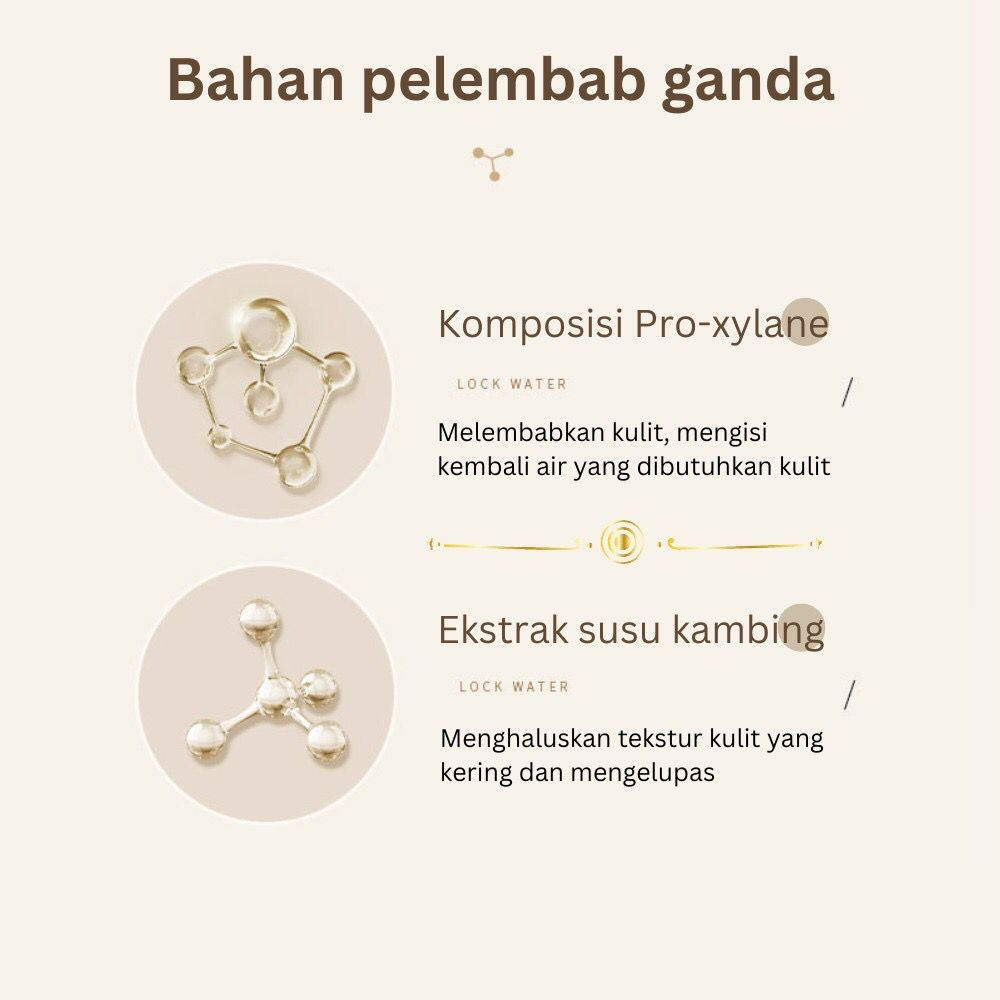 [BPOM] FEALI Moisturizer Cream and Goat Milk Anti-Aging Pelembab Wajah Memperbaiki Skin Barrier 5X Pro-Xylane