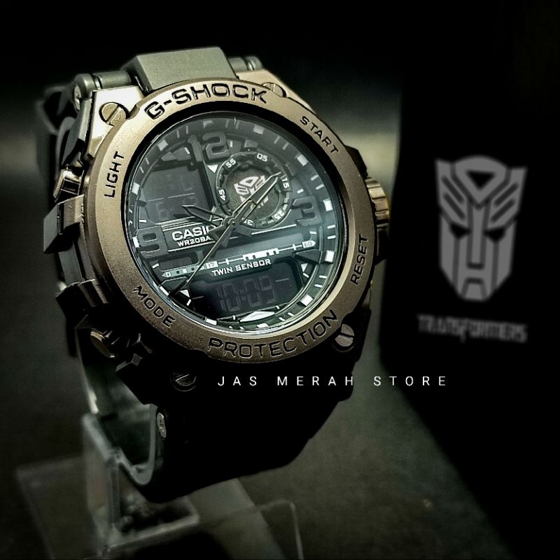 Jam Tangan Transformers X G Shock GST Black