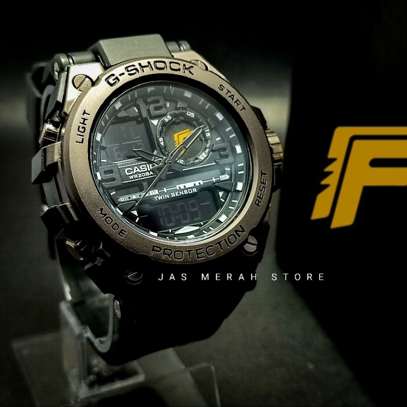 JAM TANGAN FREE FIRE CUSTOM X G SHOCK GST BLACK