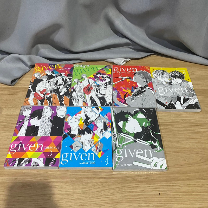 manga bl given english vol 1-7