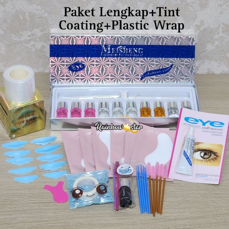 Paket Eyelash Lash Lift MEISHENG Original Paket Keriting Bulumata Pelentik Bulu Mata