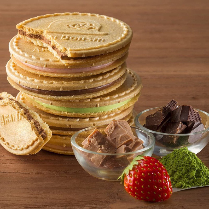 

QH Kukkia Milk Chocolate Cookies Jepang Isi 12Pcs Kukkia Green Tea Kukkia Assorment