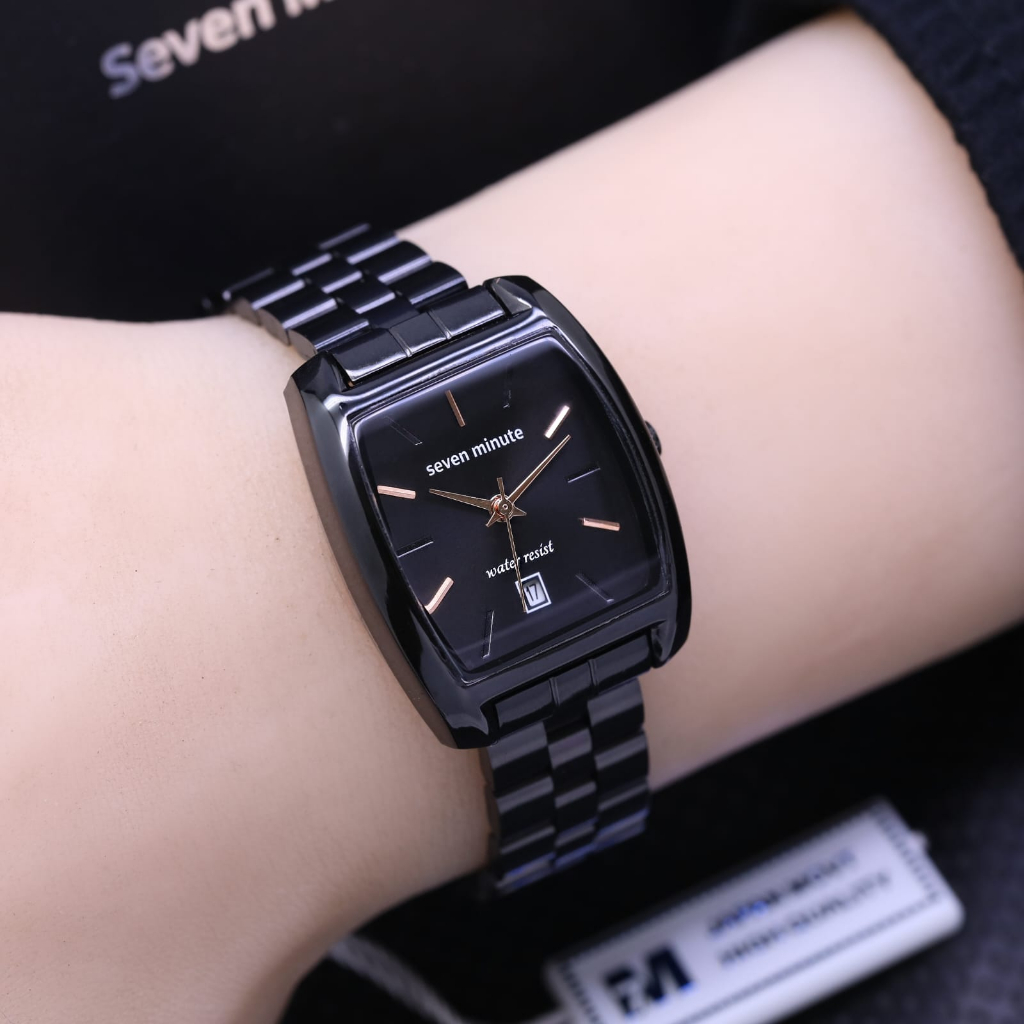 JAM TANGAN WANITA SEVEN MINUTE M726-LS020 RANTAI TANGGAL AKTIF