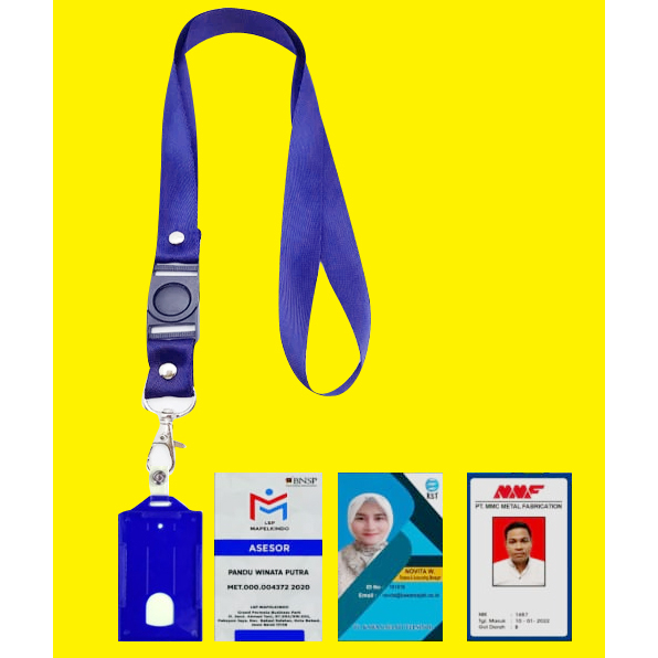 

ID CARD / Tali Gantungan Id Card 2 Cm / Holder Cussing Id Card