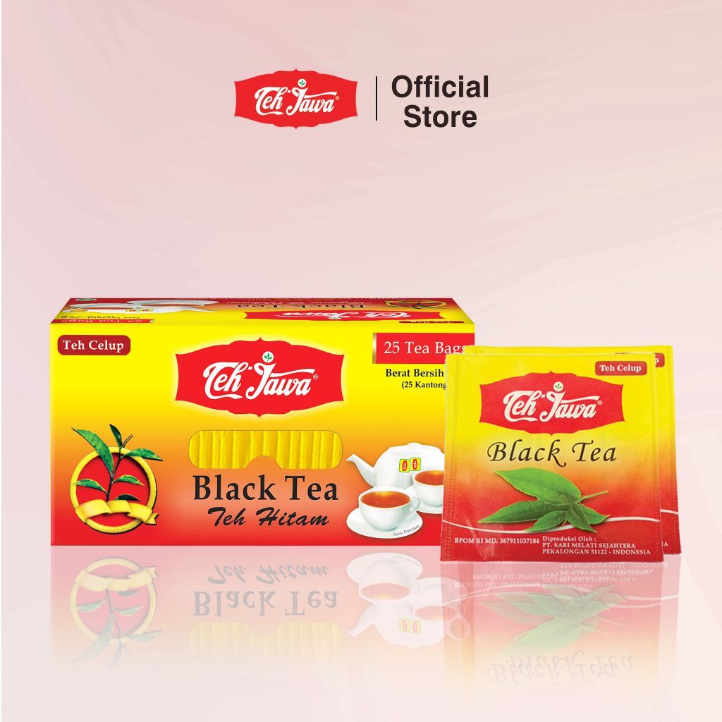 Teh Jawa Black Tea Enveloped Celup isi 25 per Pack (isi 5 Pcs)