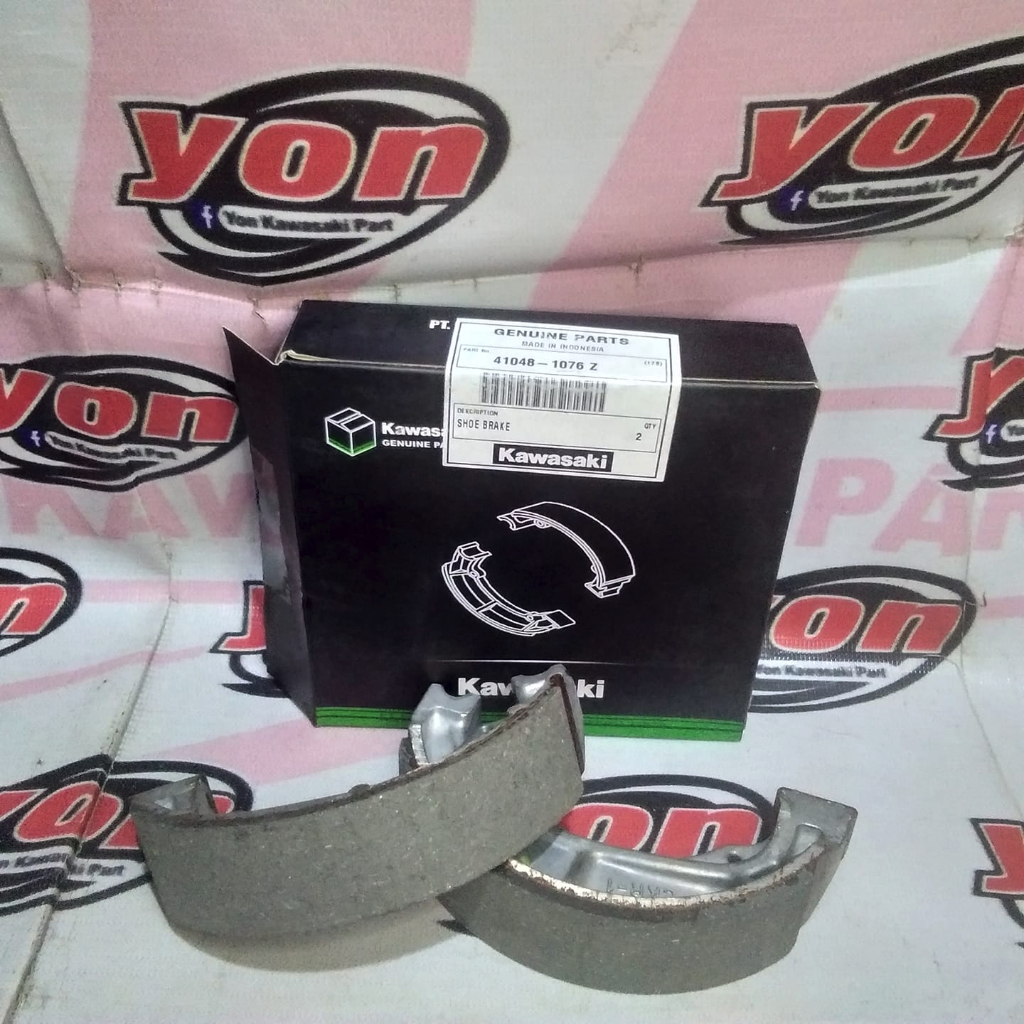 KAMPAS REM BELAKANG 41048-1076-1025 SHOE BRAKE REAR KAWASAKI NINJA 150 C R