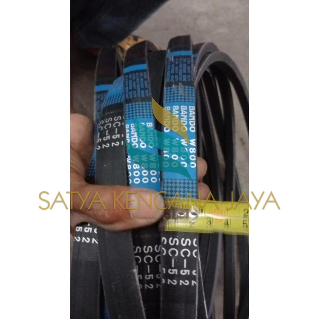 V-BELT W800 SC 52 (BLUE) BANDO TALI KIPAS MESIN COMBINE MESIN PEMANEN PERTANIAN FAN BELT ORI HIGH QU