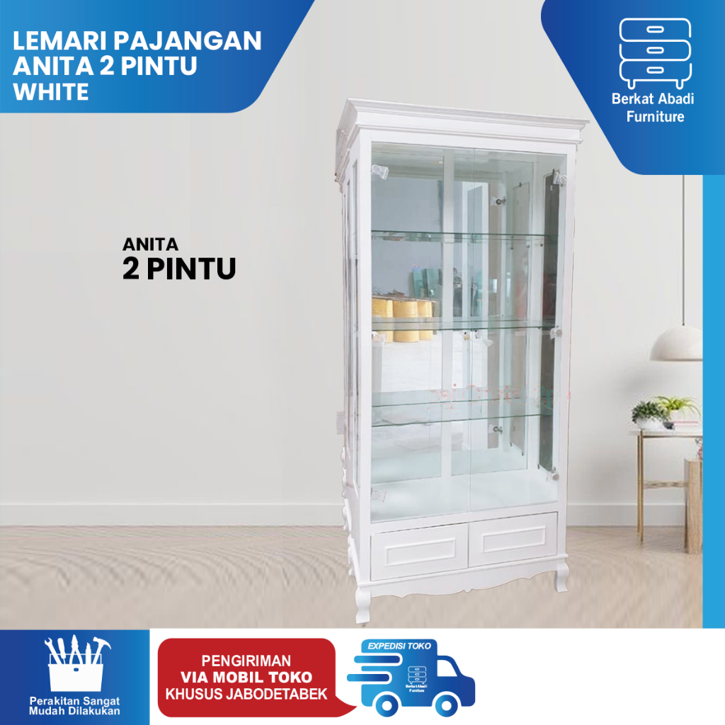 Lemari Pajangan / Lemari Hias Minimalis Anita