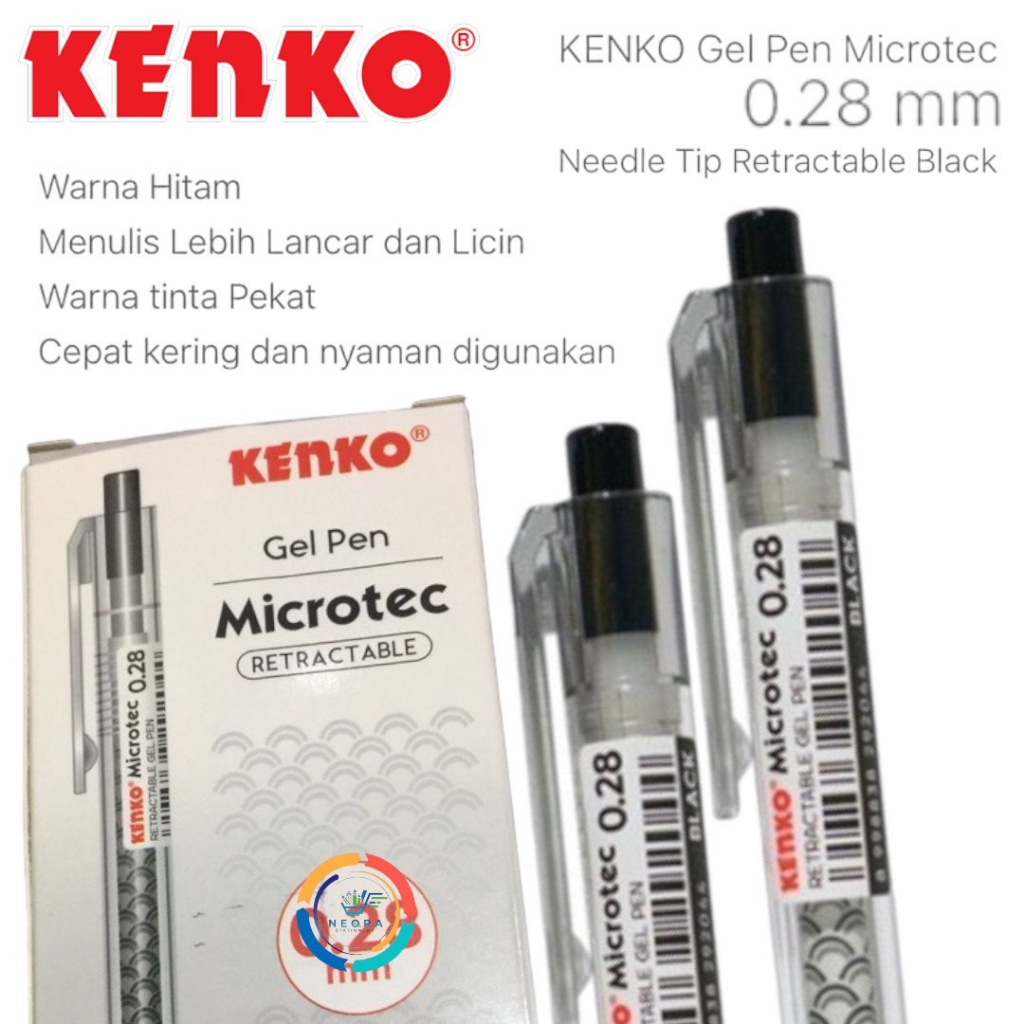 

Kenko Gel Pen Microtec | Hitam 0.28mm