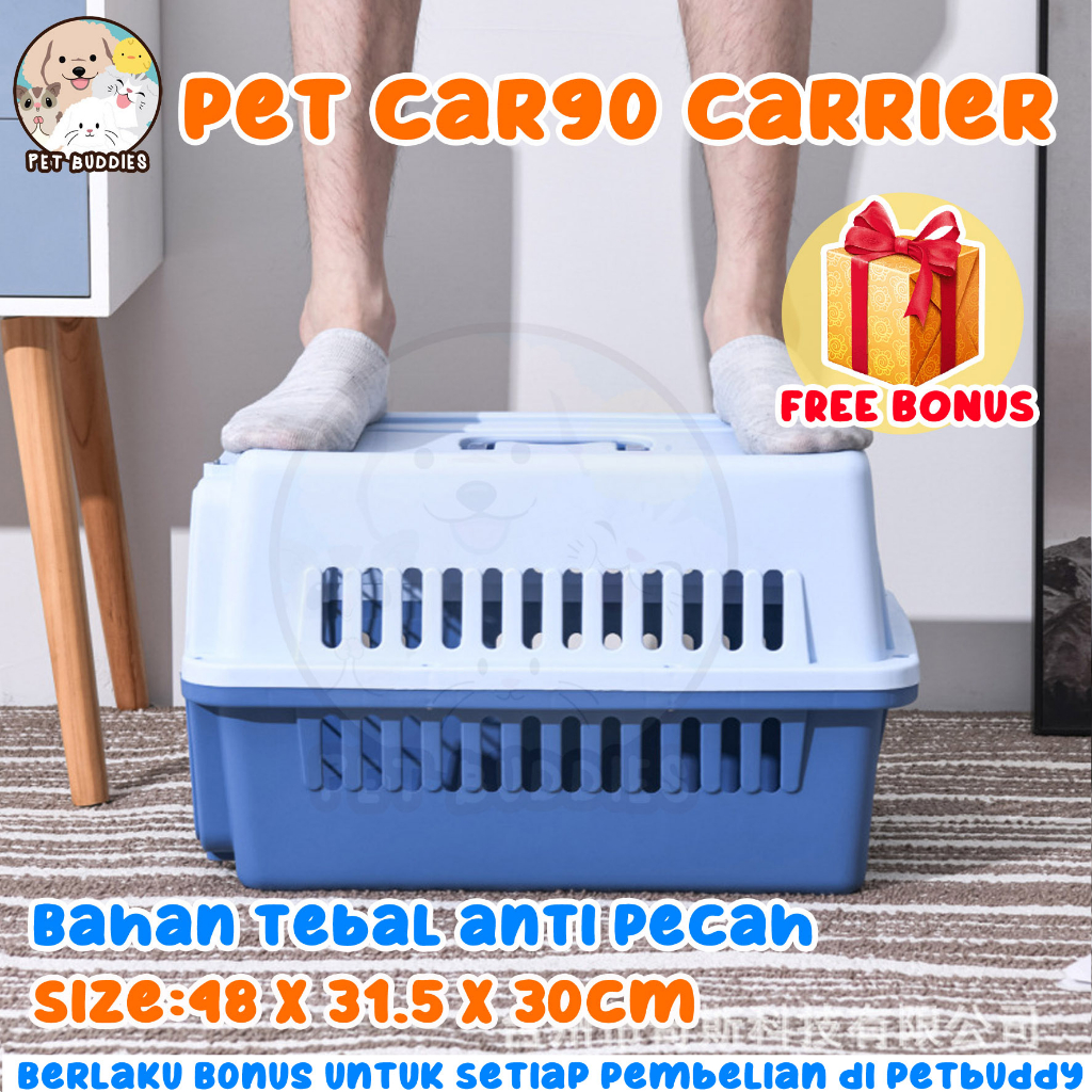[FREE BONUS]Pet Cargo Kandang Kucing/Anjing EXTRA SPACE Pet Carrier