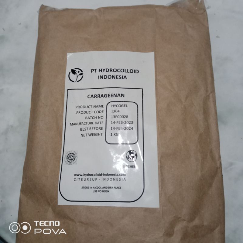 

jelly powder plain 1kg hycogel carrageenan type 1304
