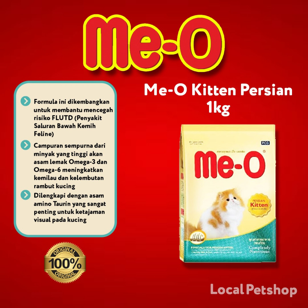 Makanan Kucing Meo 1,1 kg Cat Food Me-O Dry Kitten Termurah