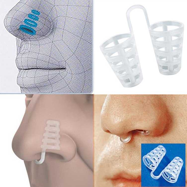 Alat Bantu Anti Ngorok 4 Pcs - Mengorok Dungkur Mendengkur - Stop Snoring Solution - Pernafasan Hidung Lancar