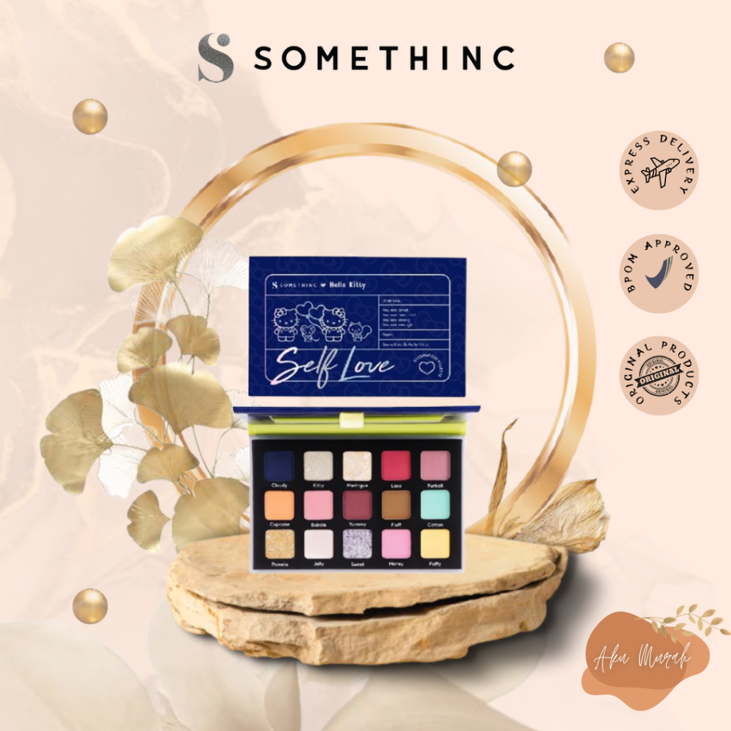 ✨ AKU MURAH ✨ SOMETHINC Self Love Eye Shadow Palette (Hello Kitty Edition)