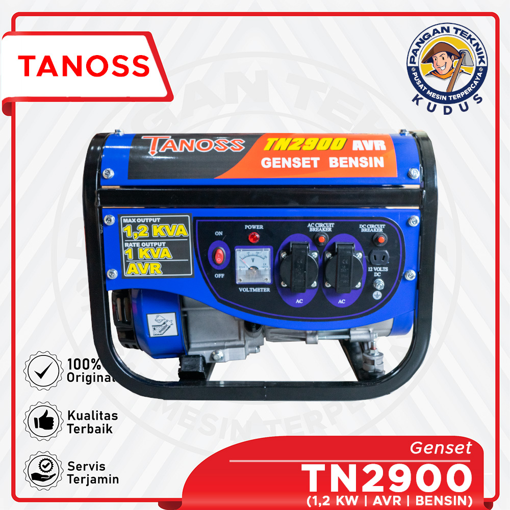 ALAT PEMBANGKIT LISTRIK | MESIN GENSET BENSIN | TANOSS TN 2900 AVR