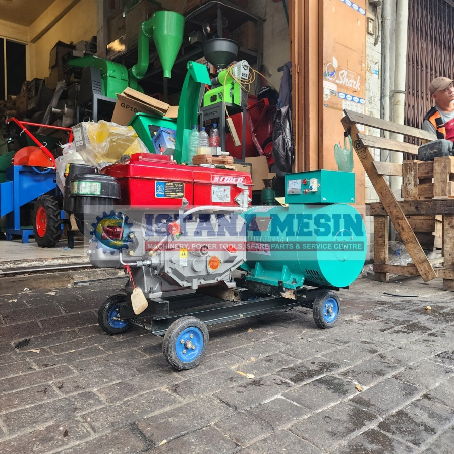 5KVA GENSET SOLAR GENERATOR ALTERNATOR 5000W ST 5 COMPLETE MESIN