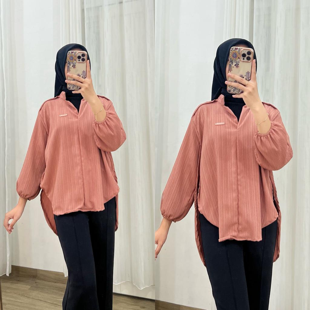 KIRANI - ( COD ) LIVIA BLOUSE BABY CRUSH