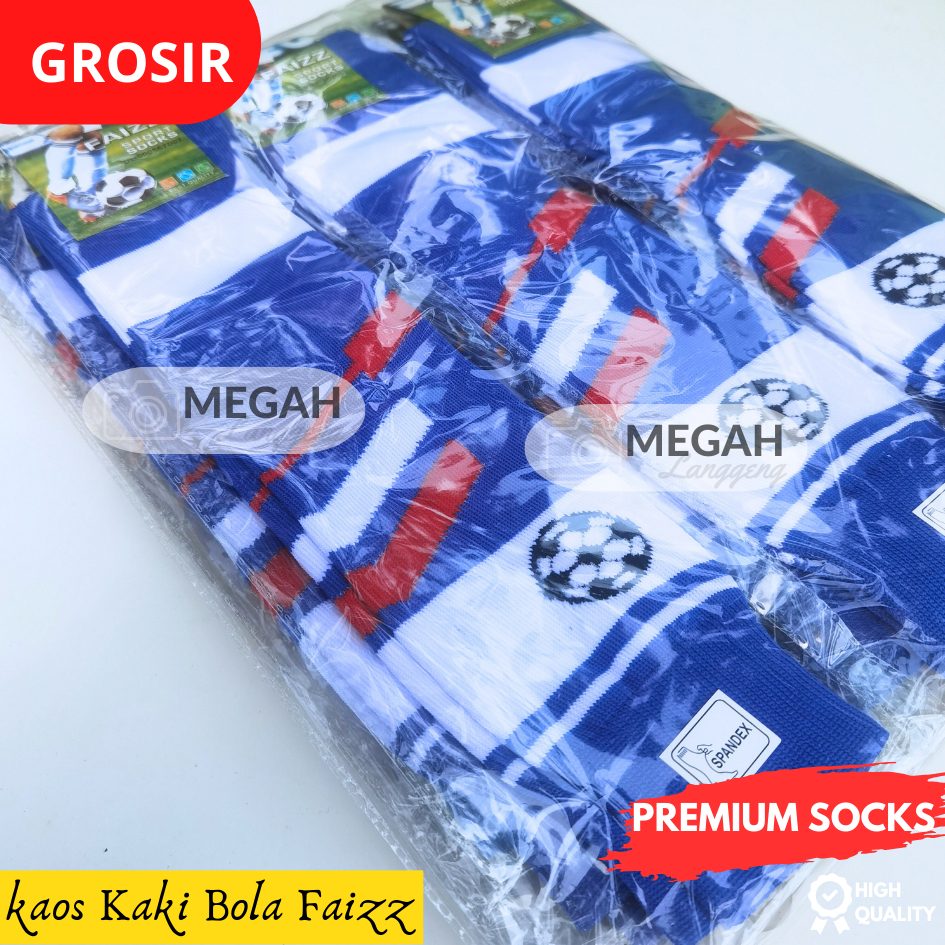 1 LUSIN KAOS KAKI BOLA DEWASA PANJANG TEBAL MOTIF SEGI PREMIUM WARNA BIRU - MOTIF EURO WARNA BIRU - KAOS KAKI FUTSAL WARNA BIRU TEBAL - KAOS KAKI BOLA LUSINAN WARNA BIRU