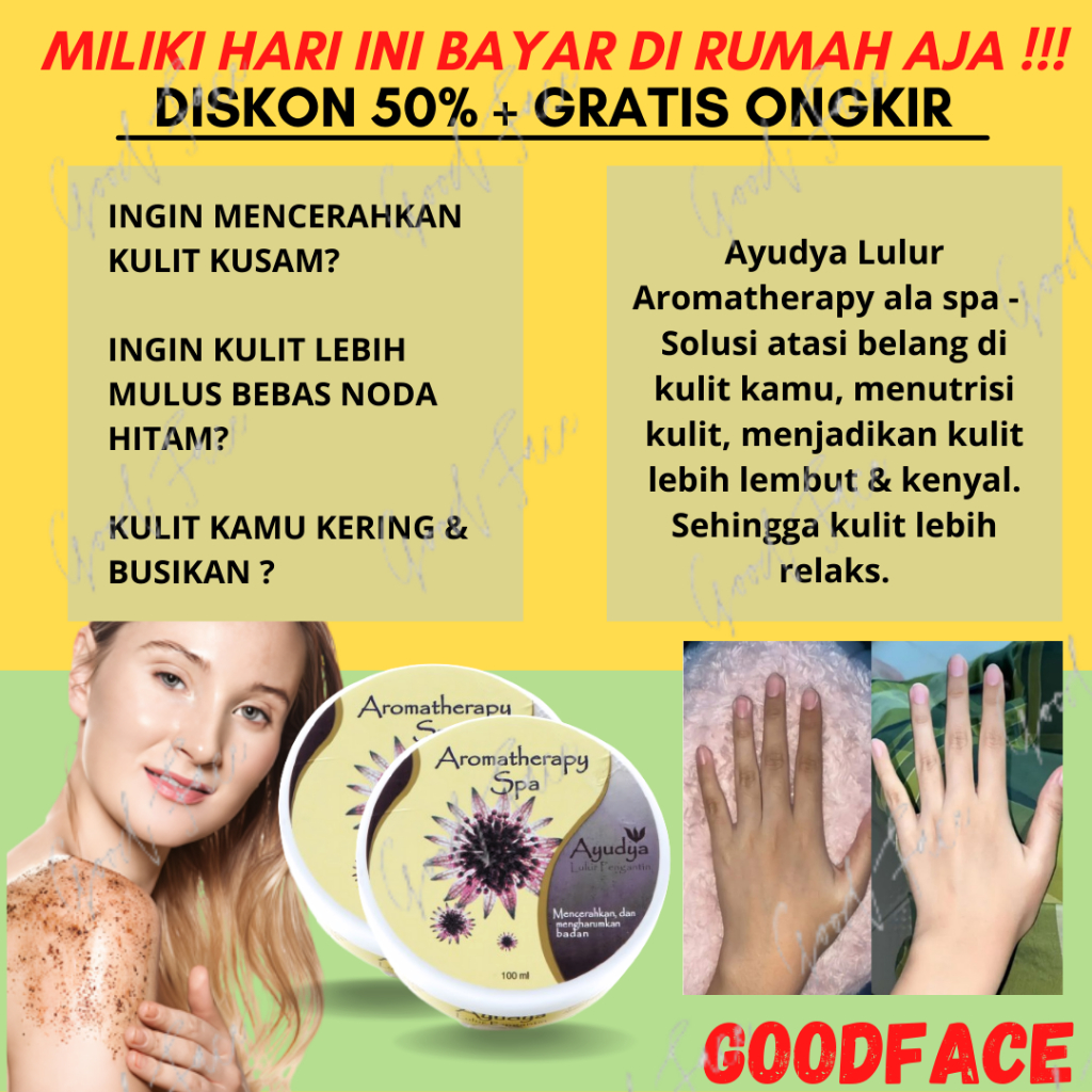 Ayudya Lulur Pengantin Aromatherapy Spa 100 travel size