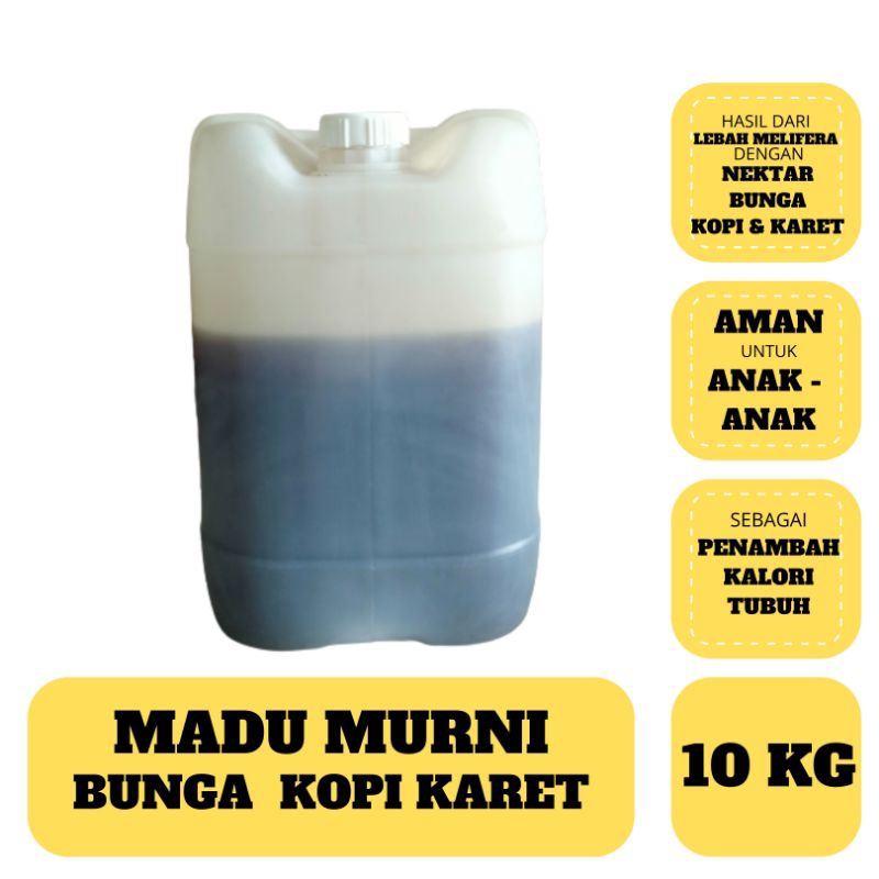 

Madu Murni Kopi + Karet dari Tawon Melifera kemasan 10kg