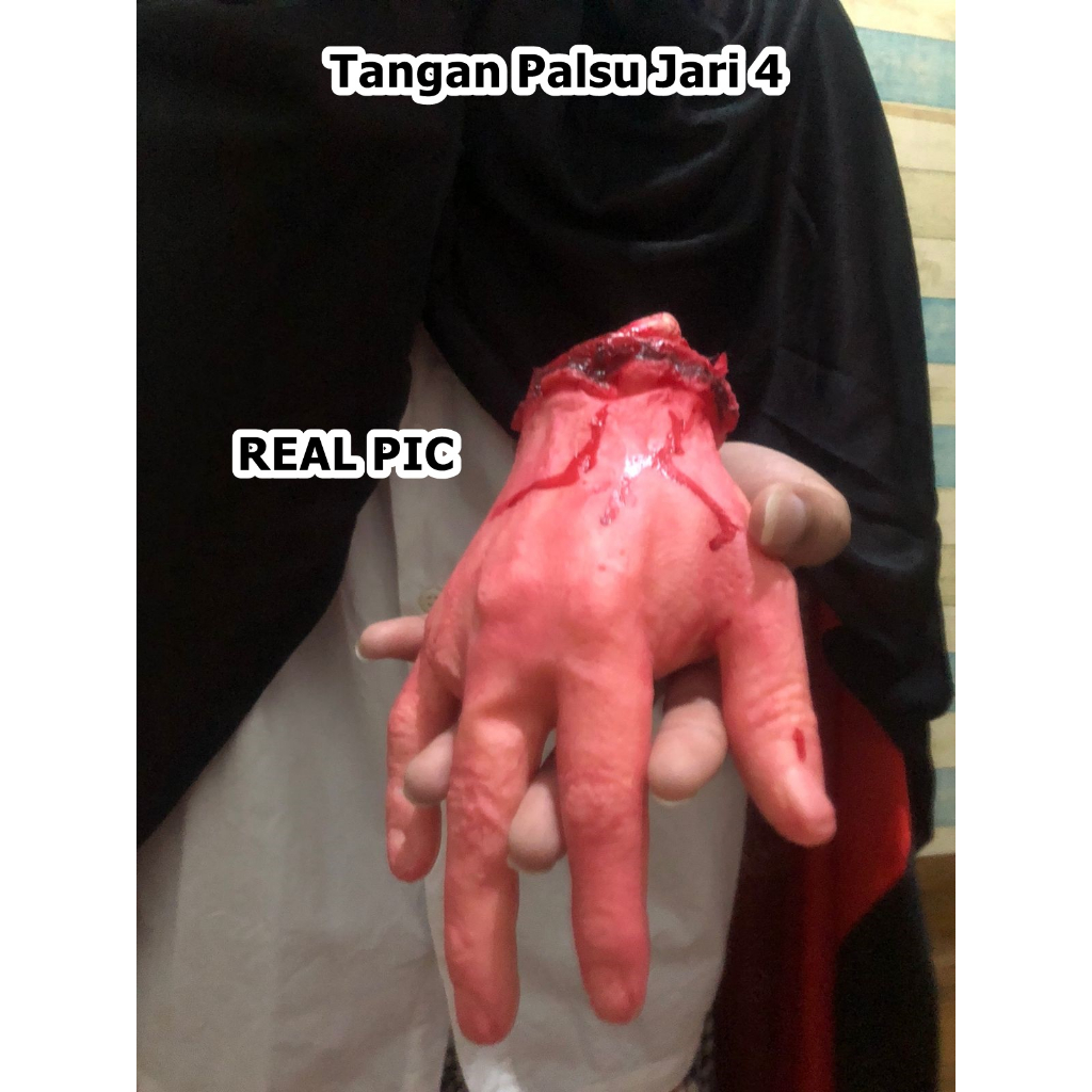 Tangan Jari dan Kuku Palsu Prank Toys Properti Halloween