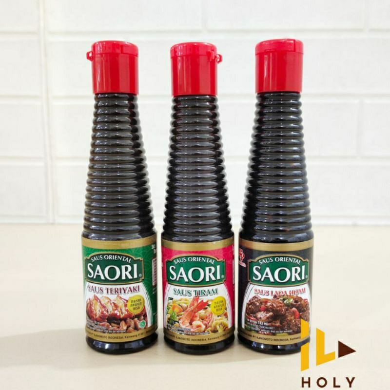 

Saori Botol (133ml) Saus Tiram / Teriyaki / Lada Hitam