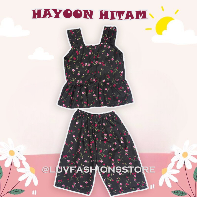 IL - ONESET KALILA ANAK PEREMPUAN / SETELAN ANAK CEWEK TANPA LENGAN MOTIF BUNGA TERBARU