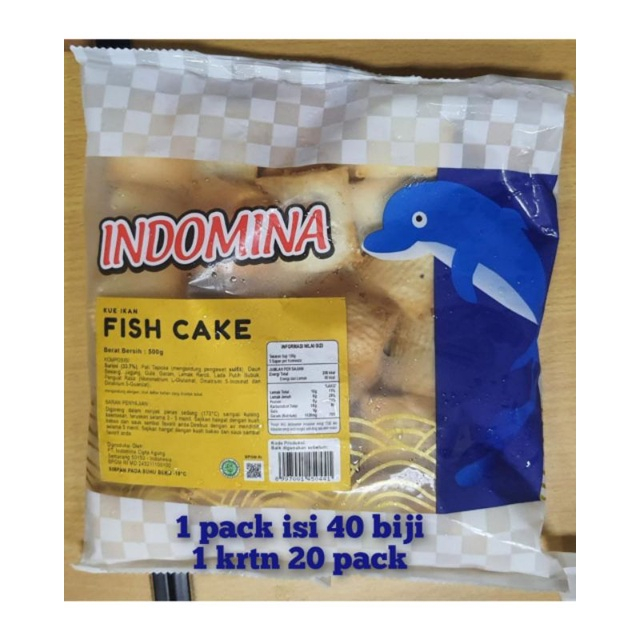 

INDOMINA FISHCAKE 500GR